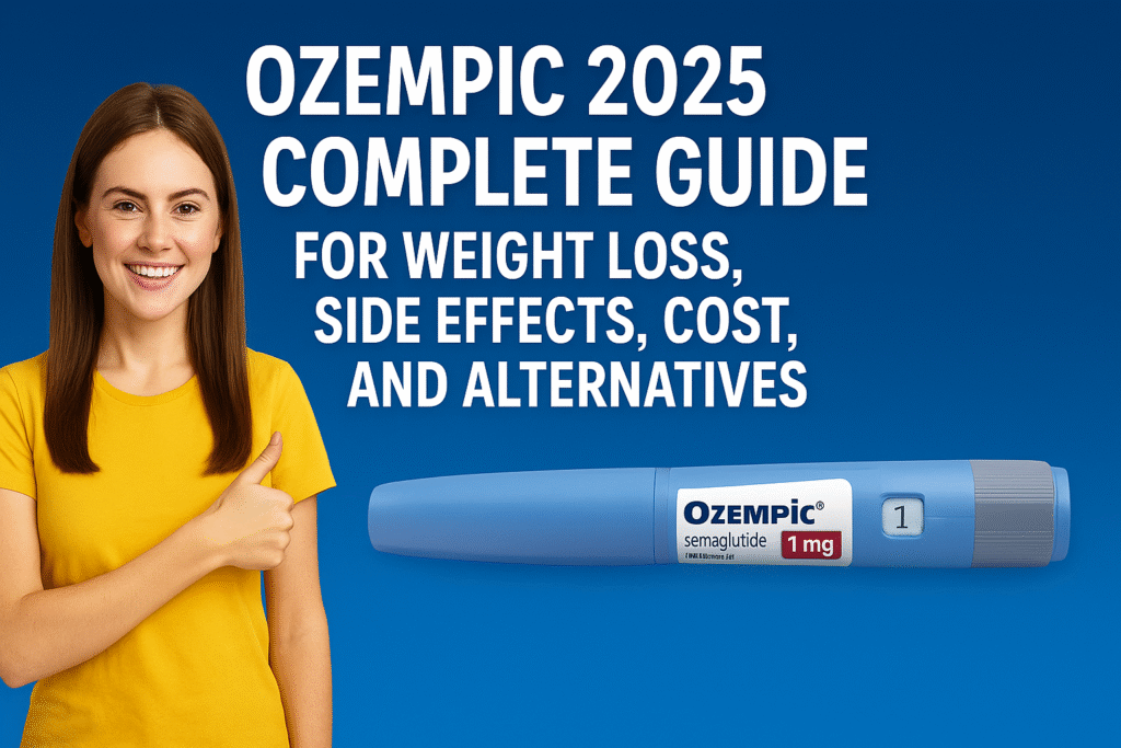 Ozempic 2025 Complete Guide for Weight Loss, Side Effects, Cost, and Alternatives